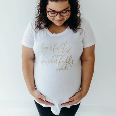 Fearfully and Wonderfully Made Ladies Maternity Shirt