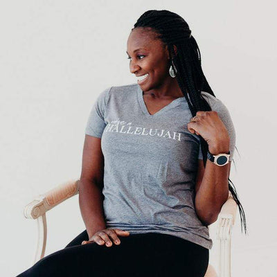 Raise a Hallelujah Relaxed Ladies Vneck