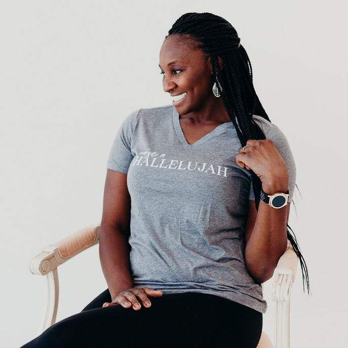 Raise a Hallelujah Relaxed Ladies Vneck