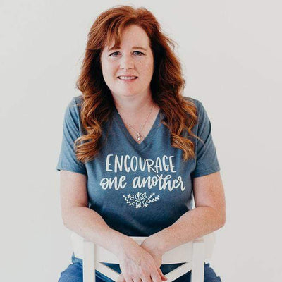 Encourage One Another Relaxed Ladies Vneck