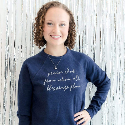 Praise God from Whom All Blessings Flow Premium Fleece Pullover