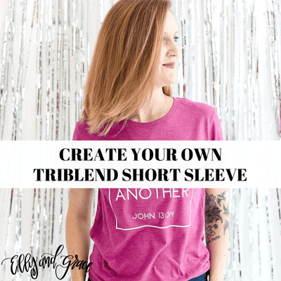Create Your Own Triblend Short Sleeve Tee