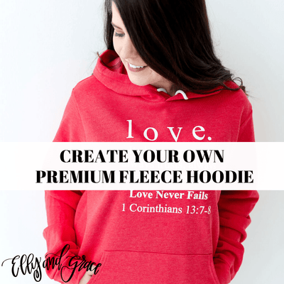 Create Your Own Premium Fleece Hoodie