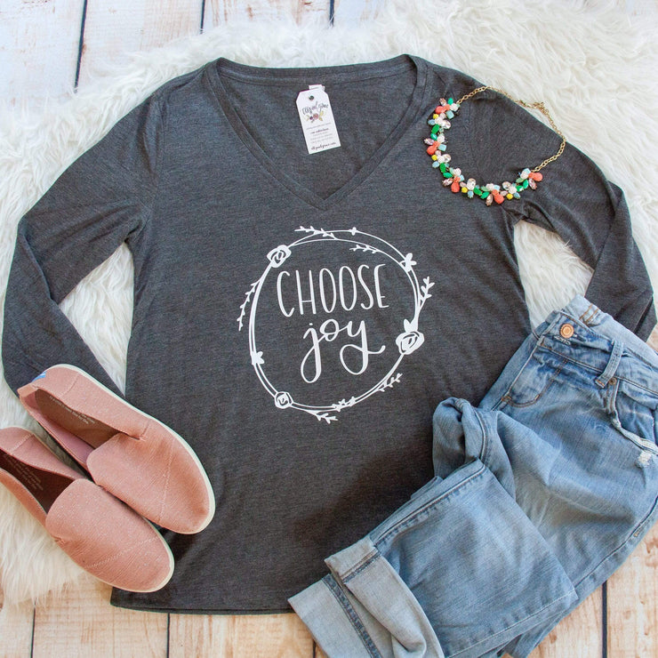Choose Joy Longsleeve V-Neck