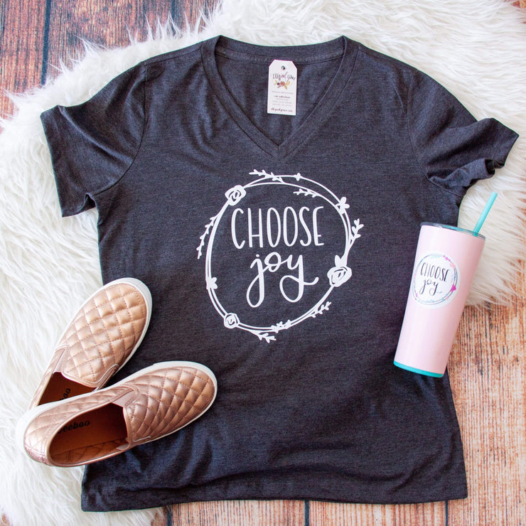 Choose Joy Relaxed Ladies Vneck