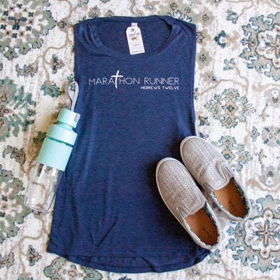 Marathon Runner Muscle Tank