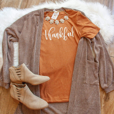 Sandstone Waffle Cardi