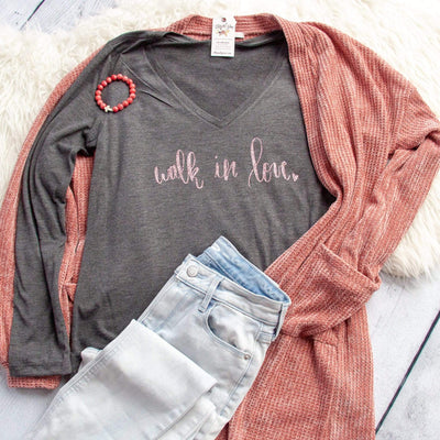 LIMITED EDITION - Walk in Love Longsleeve V-Neck