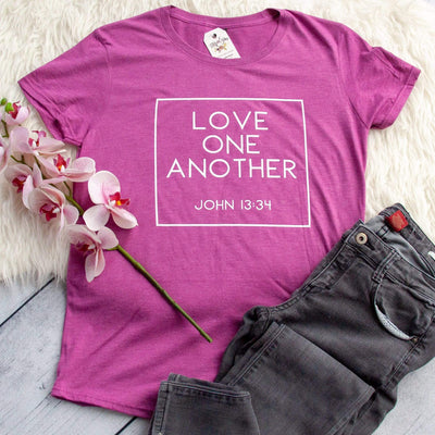 Love One Another Triblend Christian Tee Shirt