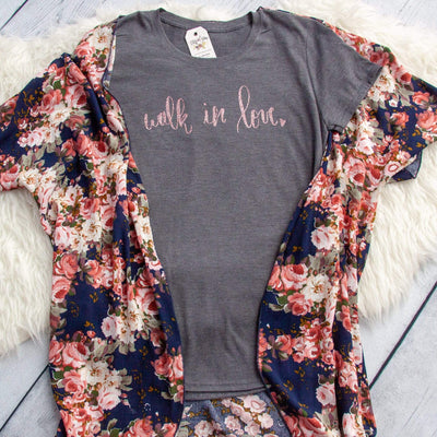 LIMITED EDITION - Walk in Love Short Sleeve Women's Triblend Tee
