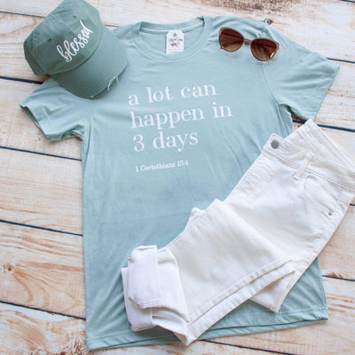 A Lot Can Happen in 3 Days Unisex Shirt