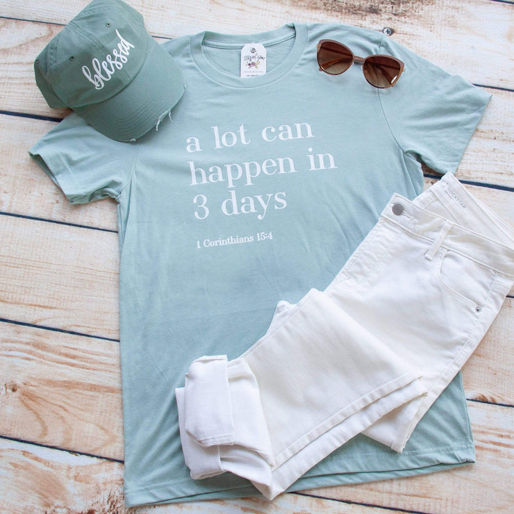 A Lot Can Happen in 3 Days Unisex Shirt