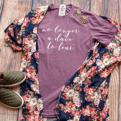 No Longer a Slave to Fear Unisex Shirt