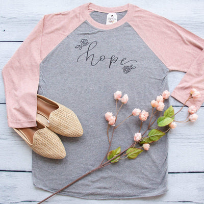 Hope Floral Baseball Shirt