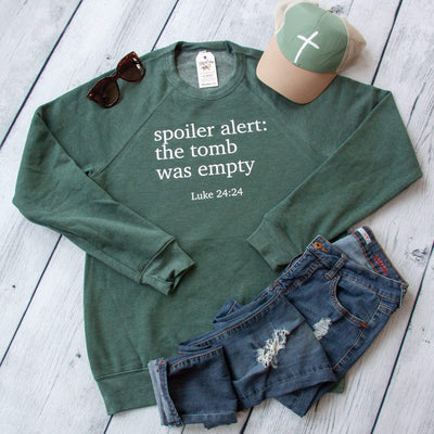 Spoiler Alert: The Tomb was Empty Premium Fleece Pullover
