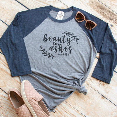 Beauty for Ashes Baseball Shirt