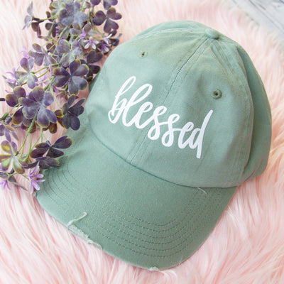 Blessed Distressed Hat