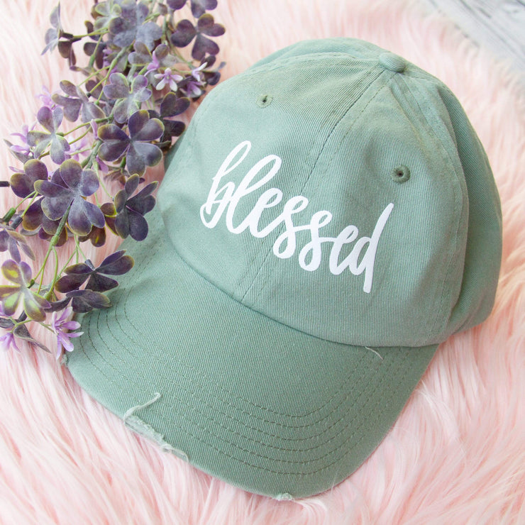 Blessed Distressed Hat
