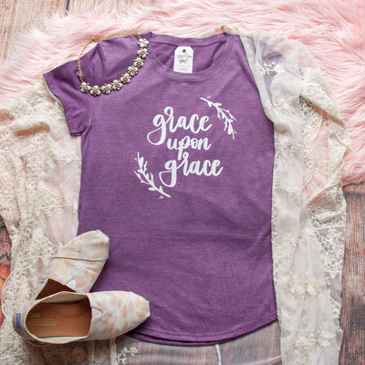 Grace upon Grace Triblend Short Sleeve Shirt