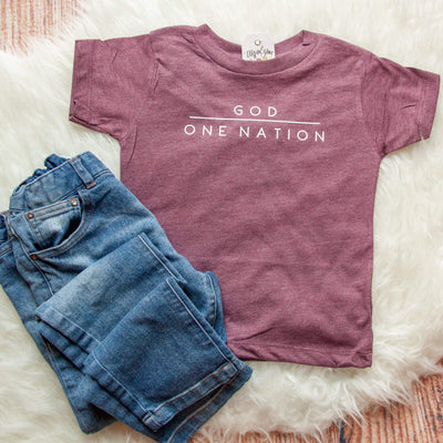 One Nation Under God Unisex Toddler Shirt