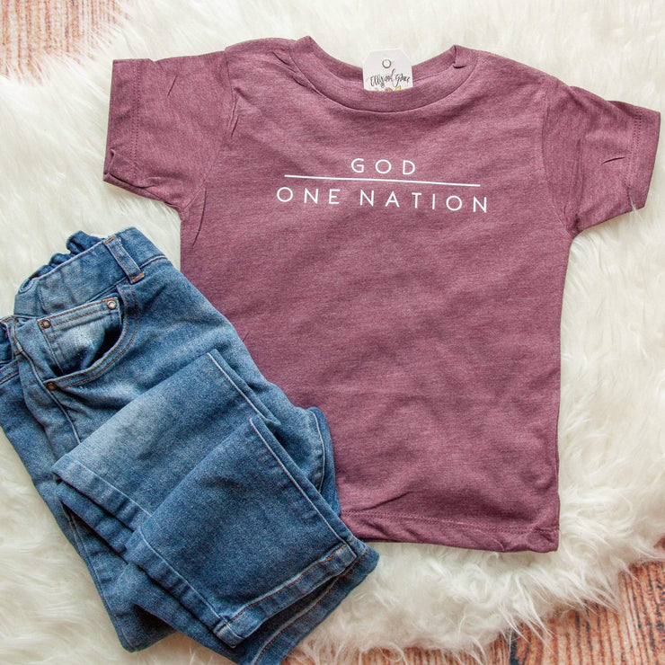 One Nation Under God Unisex Toddler Shirt