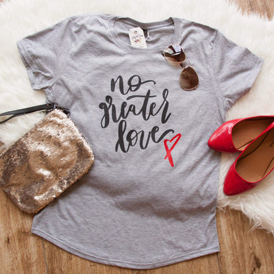 No Greater Love Triblend Short Sleeve Shirt
