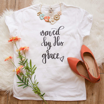 Saved by His Grace Classic Short Sleeve Shirt