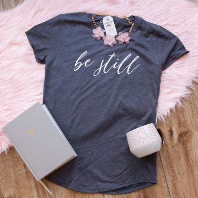 Be Still Triblend Christian Tee Shirt