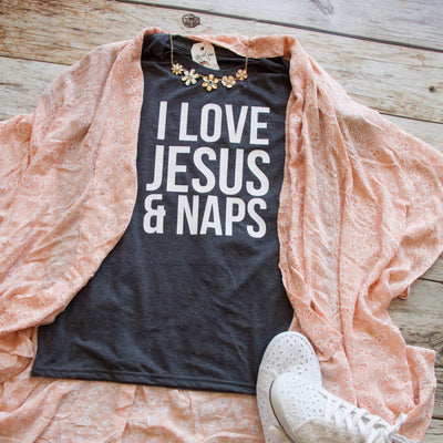 I Love Jesus and Naps Classic Short Sleeve Shirt