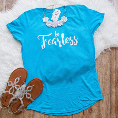 Be Fearless Triblend Christian Tee Shirt