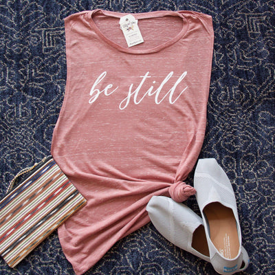 Be Still Ladies Muscle Tank