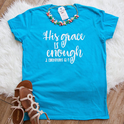 His Grace is Enough Classic Short Sleeve Shirt