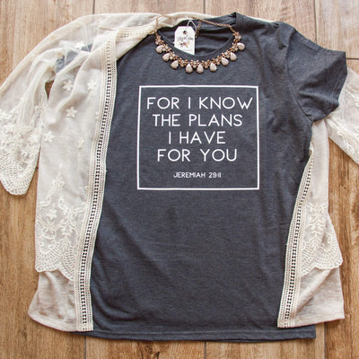 For I know the Plans I have for You Classic Short Sleeve Shirt