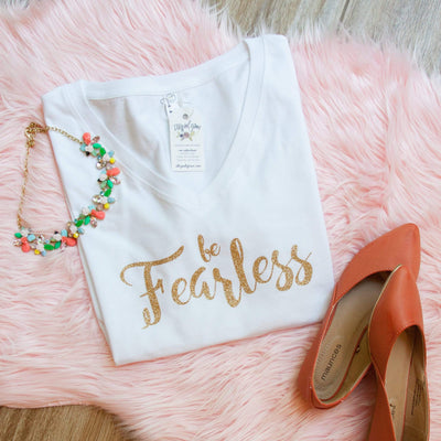Be Fearless Curvy Tee