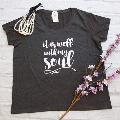 It is Well with my Soul Curvy Tee