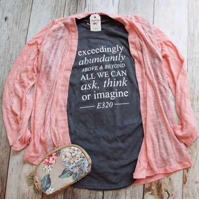 Ephesians 3:20 Triblend Short Sleeve Shirt