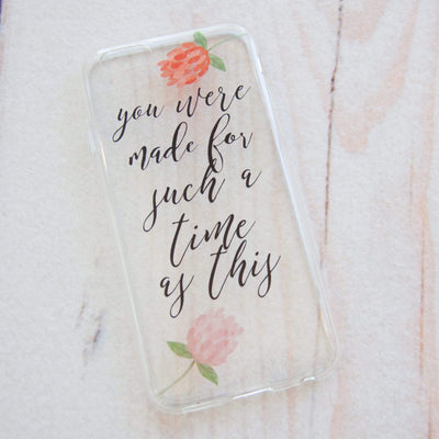 You were made for such a time as this iPhone Case