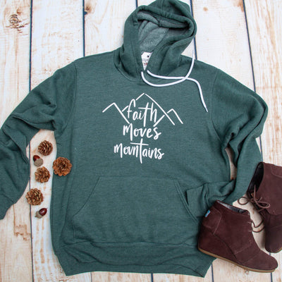 Faith Moves Mountains Premium Hoodie