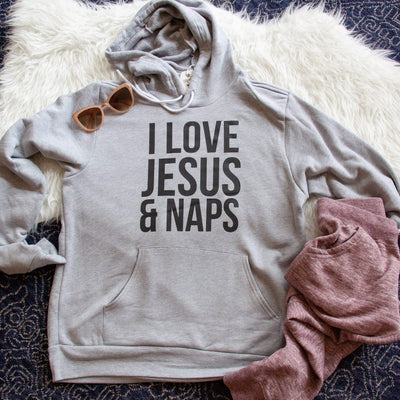 I Love Jesus and Naps Premium Hoodie