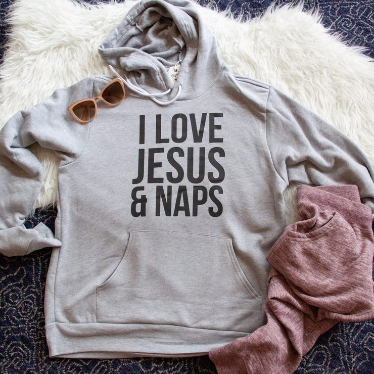 I Love Jesus and Naps Premium Hoodie