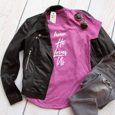 How He Loves Us Triblend Shirt