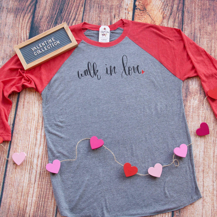 Walk in Love Baseball Shirt