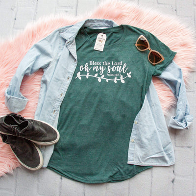 Bless the Lord Triblend Christian Tee Shirt