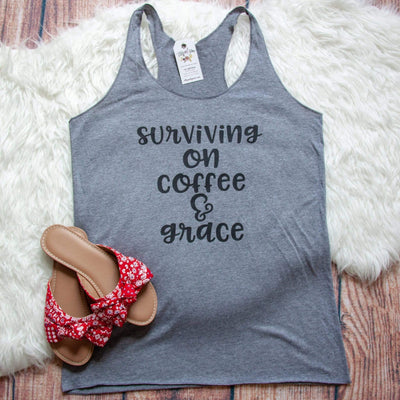 Surviving on Coffee & Grace Tank