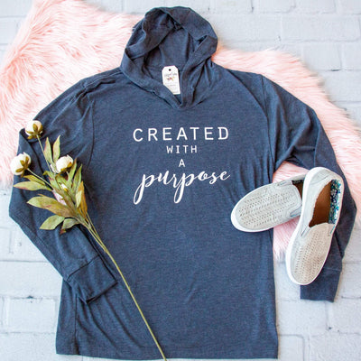 Created with a Purpose T-Shirt Hoodie
