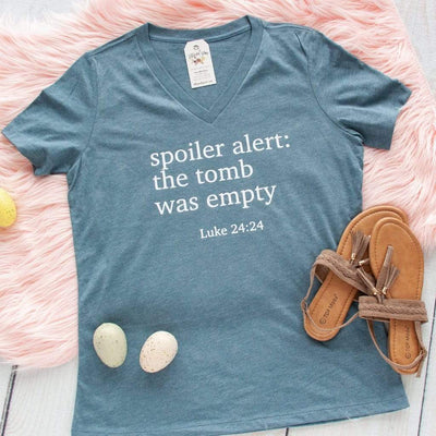Spoiler Alert: The Tomb was Empty Relaxed Ladies Vneck