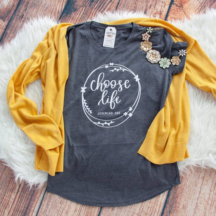 Choose Life Triblend Short Sleeve Shirt