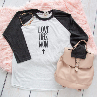 Love Has Won Baseball Shirt