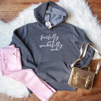 Fearfully and Wonderfully Made Premium Kids Hoodie