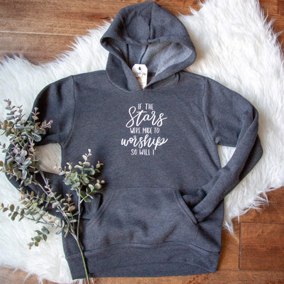 If the Stars were Made to Worship So Will I Premium Kids Hoodie